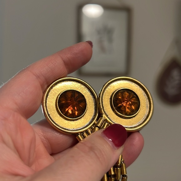 RARE Ben-Amun Crystal Double-Clip brooch - Picture 5 of 5